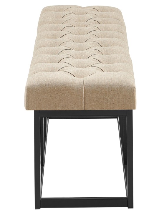 Banco Amun em tecido B150, taupe Banco Amun em tecido B150, taupe