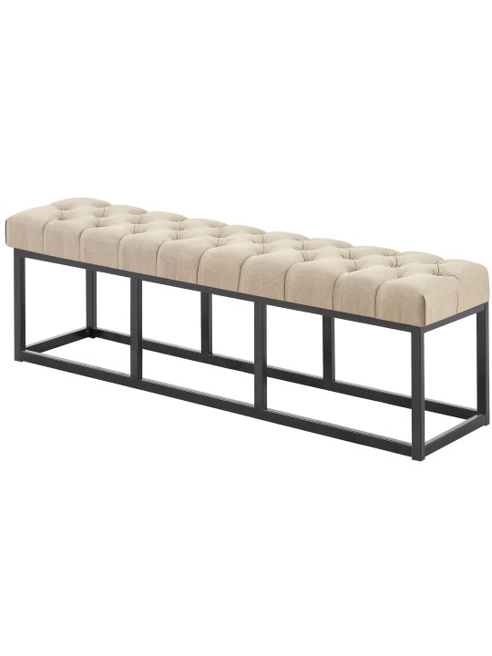 Banco Amun em tecido B150, taupe Banco Amun em tecido B150, taupe