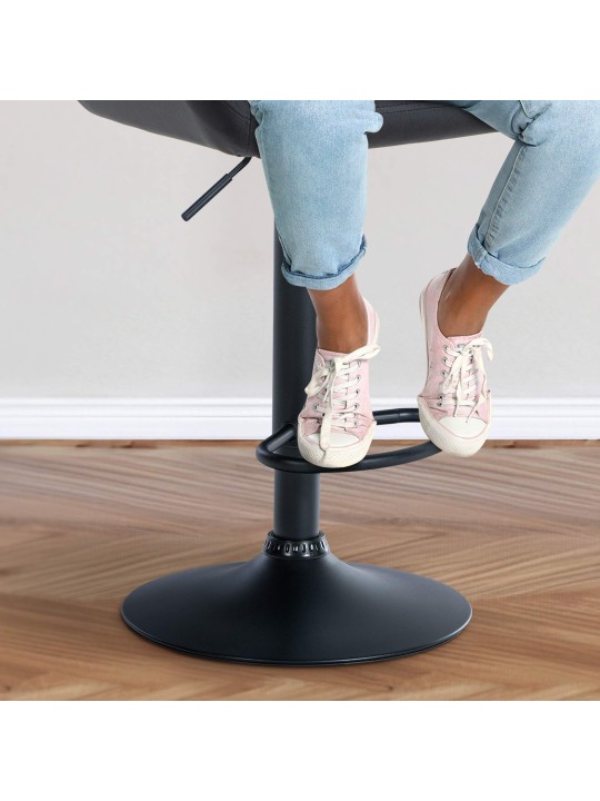 Banqueta alta veludo braga, preto Banqueta alta veludo braga, preto