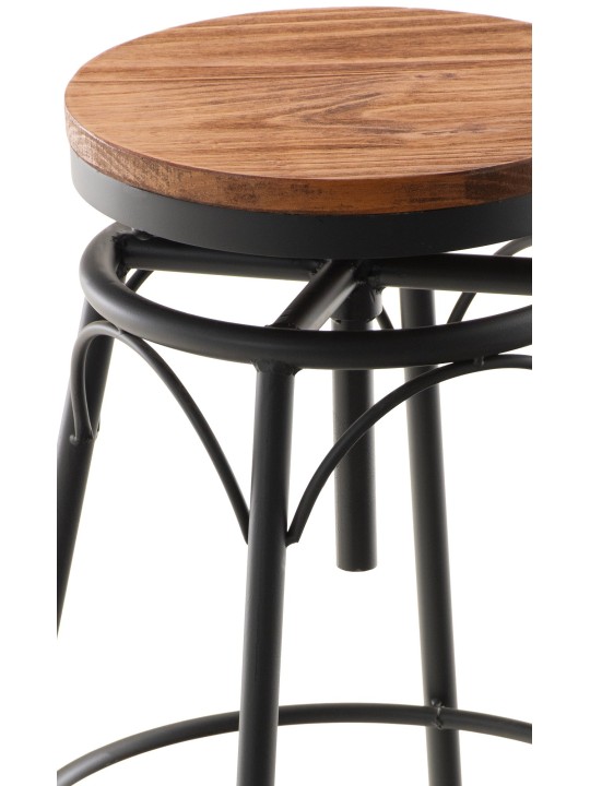 Conjunto de 2 bancos altos Beam, preto Conjunto de 2 bancos altos Beam, preto