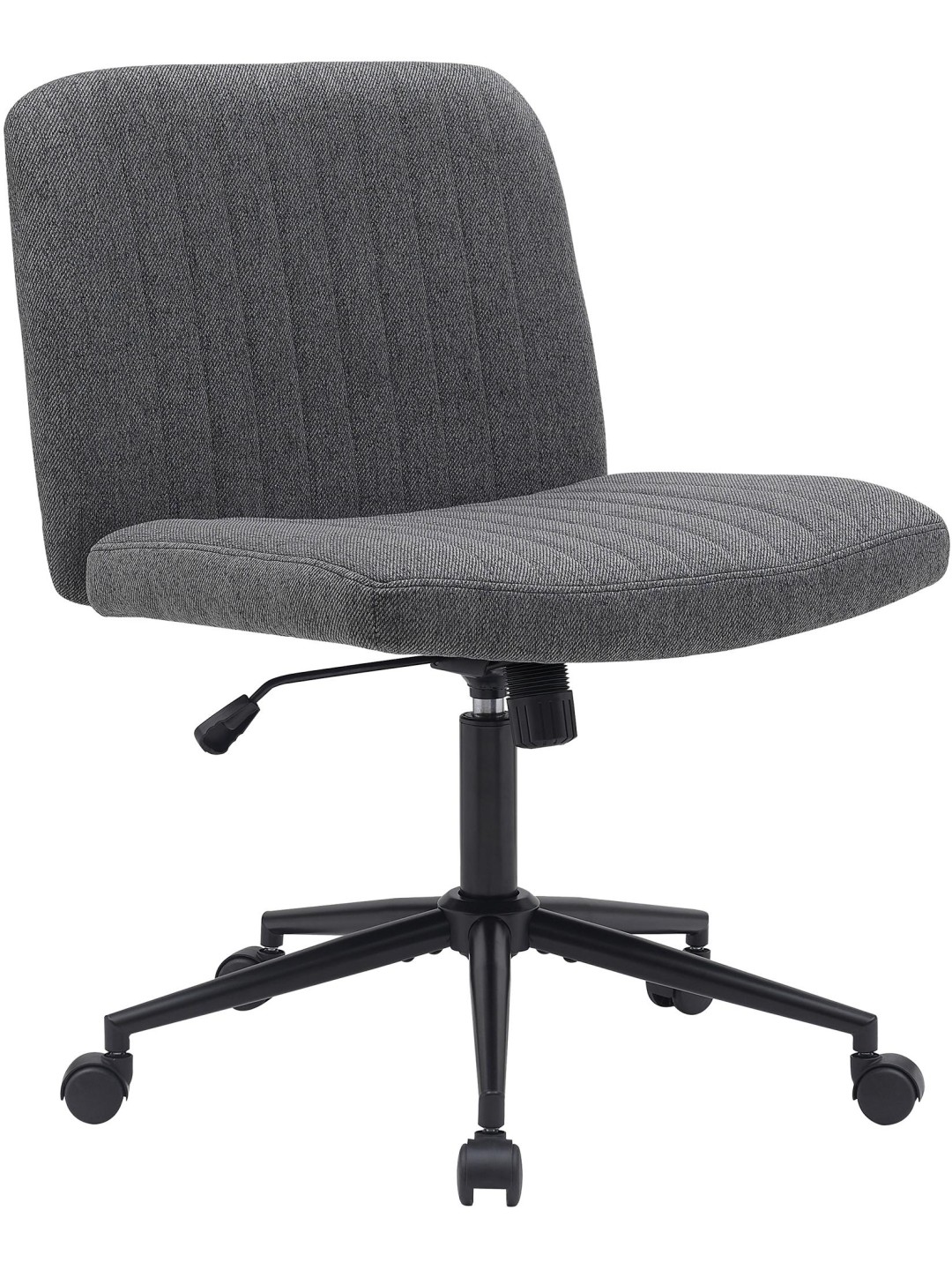 Cadeira de escritório em tecido Kingman, cinza escuro