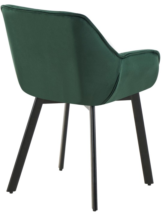 Cadeira da sala de jantar Antigo veludo, verde Cadeira da sala de jantar Antigo veludo, verde