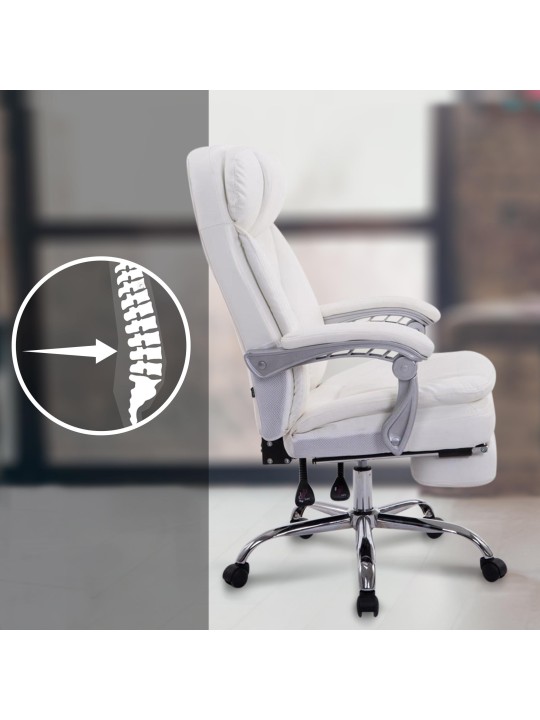 Cadeira de escritório XL Troy, branco