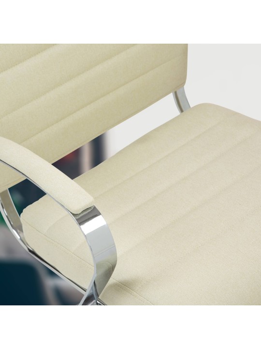 Cadeira de escritório tecido Oakland, creme