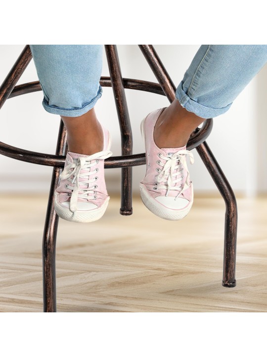 Banqueta alta Hanam, bronze