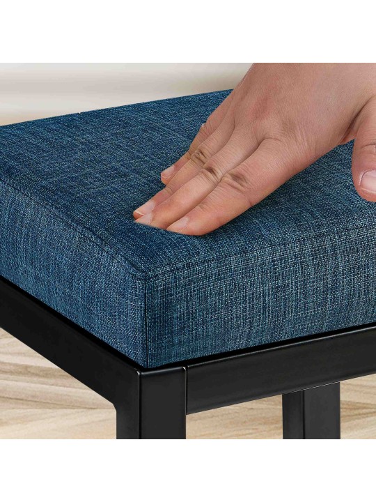 Banqueta alta Taylor B85 tecido, azul Banqueta alta Taylor B85 tecido, azul