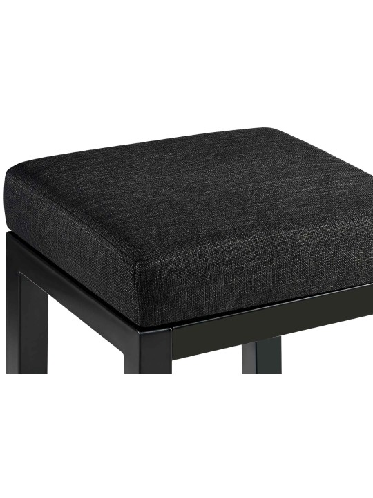 Banqueta alta Taylor B80 tecido, cinza escuro