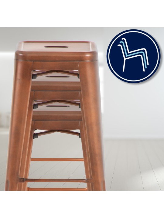 Banco alto Joshua, cobre