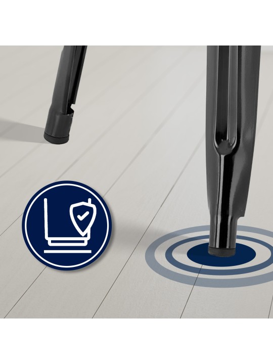 Conjunto de 2 bancos altos Joshua, preto