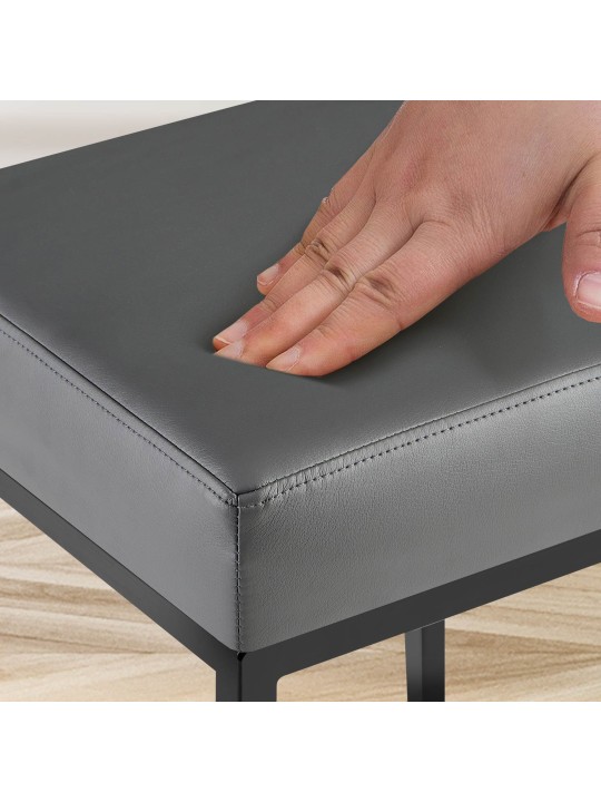 Banqueta alta Montreal B80, cinza