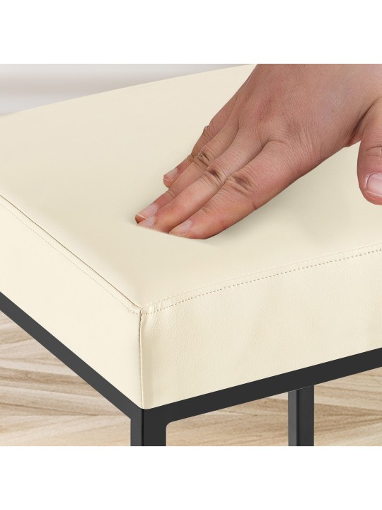 Banqueta alta Montreal B80, creme