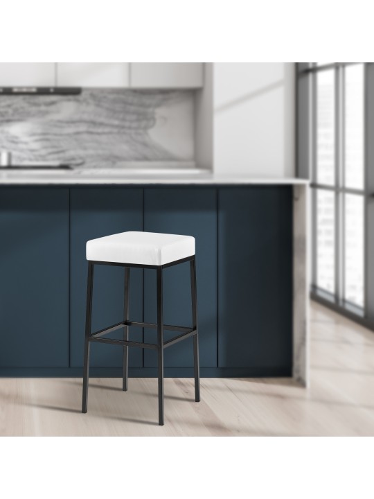 Banqueta alta Montreal B80, branco