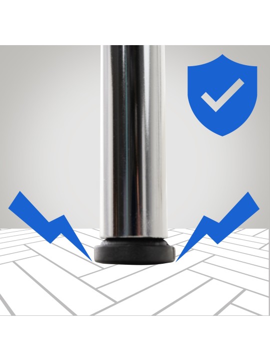 Conjunto de 2 cadeiras para visitantes Calisto, nogueira