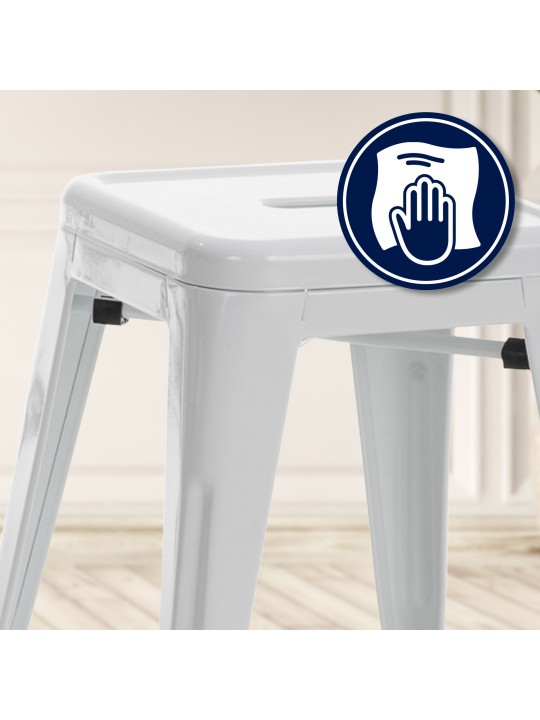 Banquinho Armin, branco