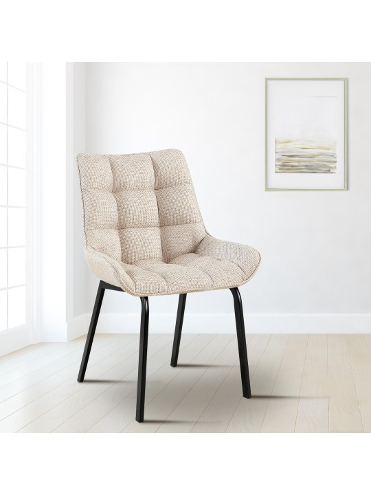 Cadeira Saranda tecido, marfim