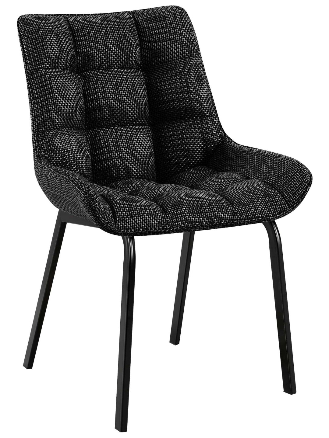 Cadeira Saranda tecido, cinza titânio