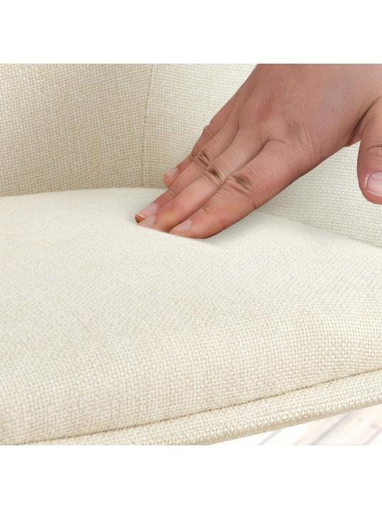 Cadeira Tipton tecido, creme Cadeira Tipton tecido, creme