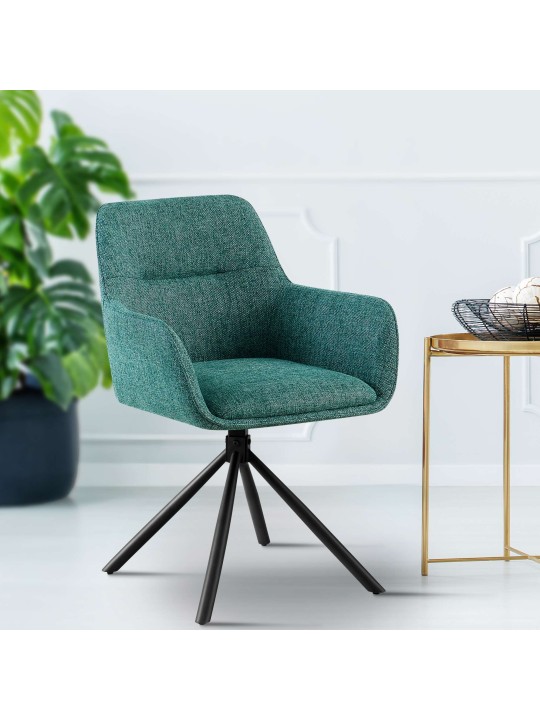 Cadeira Tipton tecido, verde escuro Cadeira Tipton tecido, verde escuro