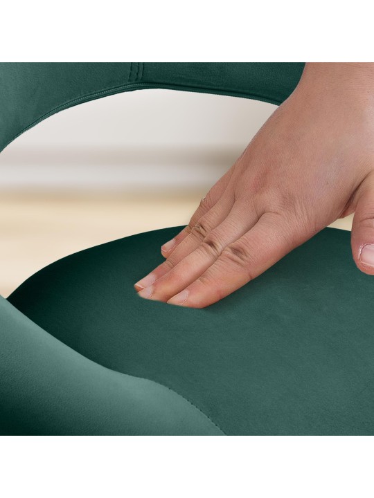 Banqueta alta veludo Olinda, verde Banqueta alta veludo Olinda, verde