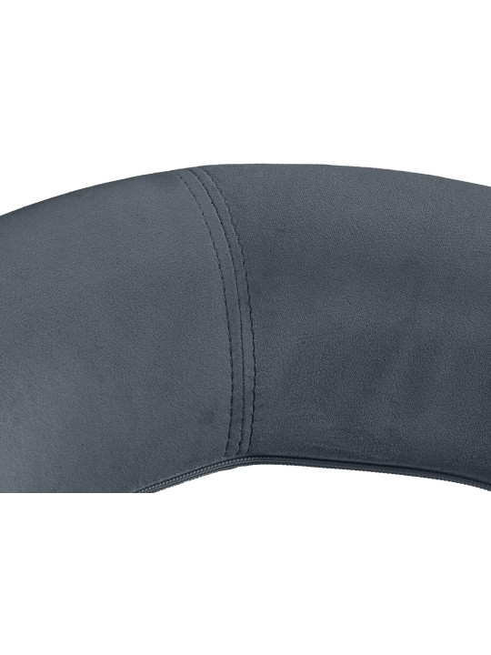 Banqueta alta veludo Olinda, cinza escuro Banqueta alta veludo Olinda, cinza escuro