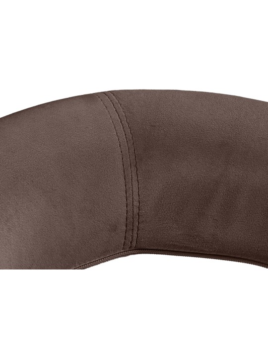 Banqueta alta veludo Olinda, castanho Banqueta alta veludo Olinda, castanho