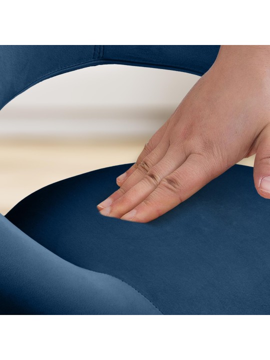 Banqueta alta veludo Olinda, azul Banqueta alta veludo Olinda, azul