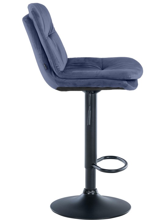 Banqueta alta veludo louro, azul Banqueta alta veludo louro, azul