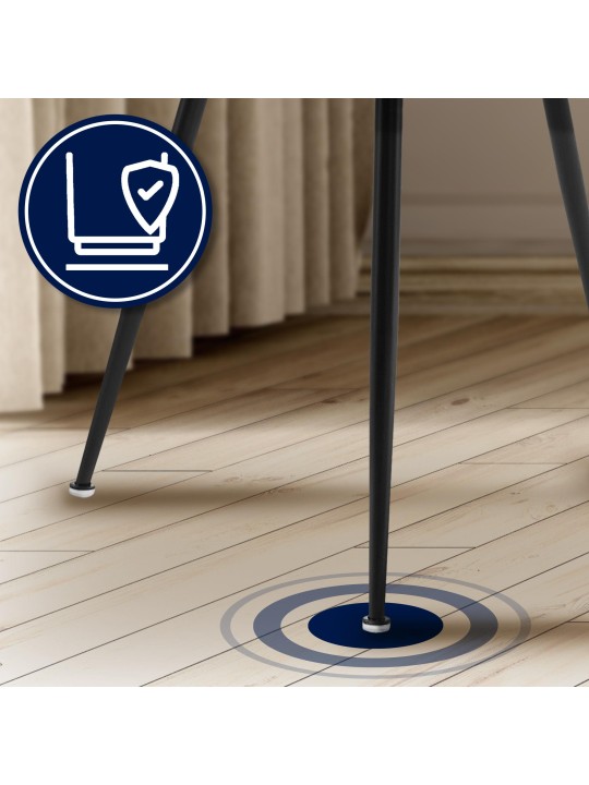 Cadeira de jantar de veludo Jaysie, verde escuro