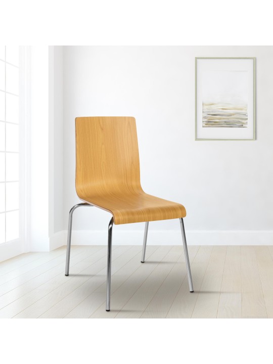 Cadeira para visitantes Gahanna, natural