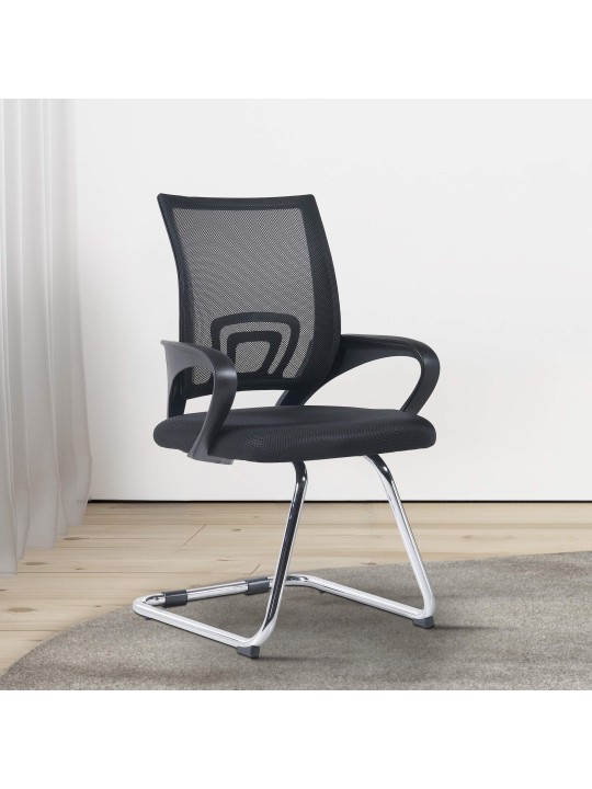 Cadeira para visitantes Eureka, preto