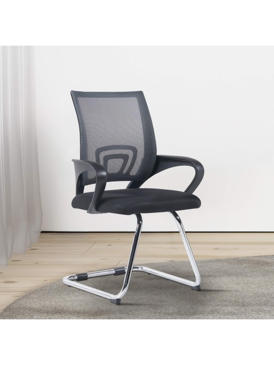 Cadeira para visitantes Eureka, cinza