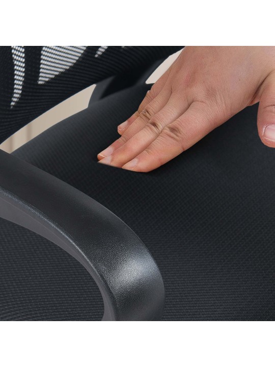 Conjunto de 2 cadeiras para visitantes Eureka, preto