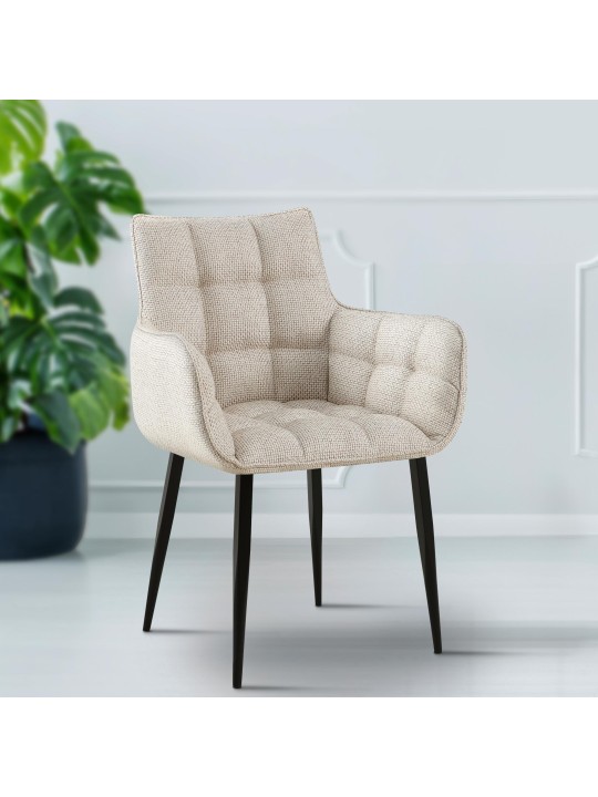 Cadeira Tirana tecido, marfim Cadeira Tirana tecido, marfim