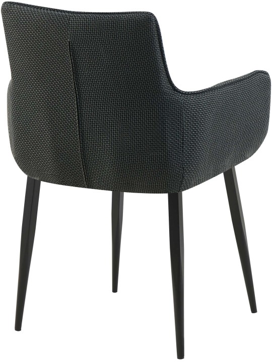 Cadeira Tirana tecido, cinza titânio