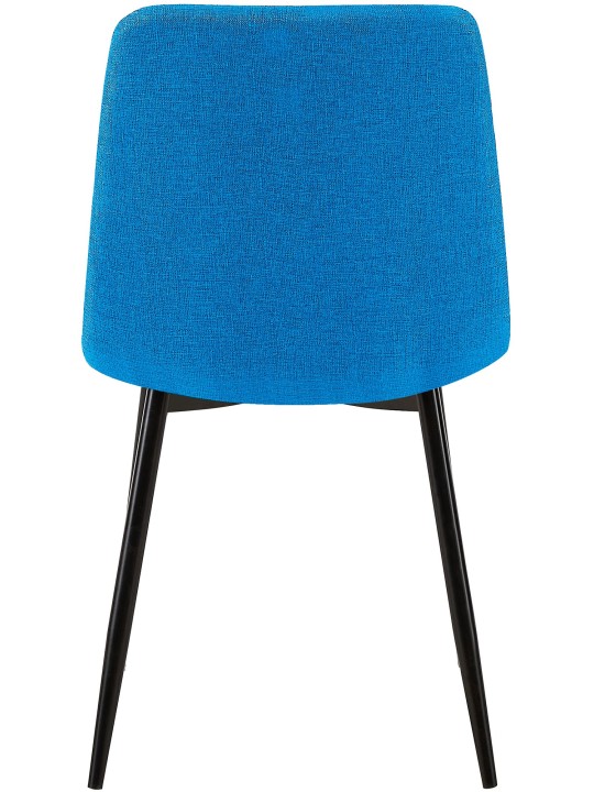 Conjunto de 2 cadeiras de jantar tecido Tilde, azul claro Conjunto de 2 cadeiras de jantar tecido Tilde, azul claro