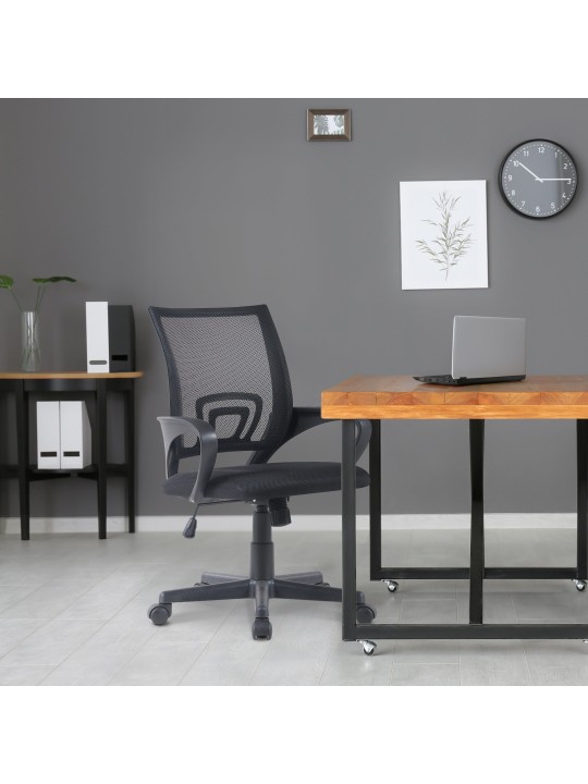 Cadeira de escritório genial, preto