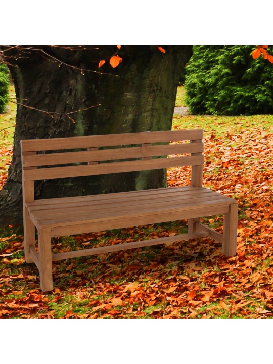 Banco de teca Augusta 120 cm, teca Banco de teca Augusta 120 cm, teca