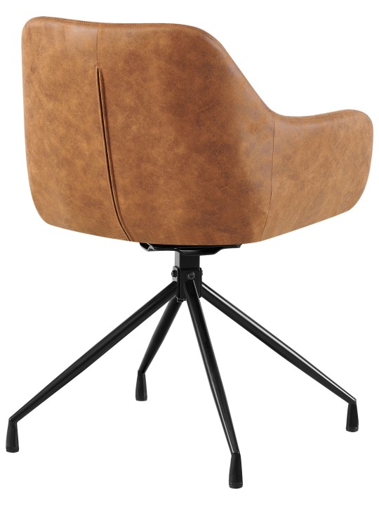 Cadeira de jantar vintage Welby, castanho claro