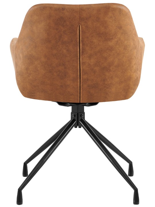 Cadeira de jantar vintage Welby, castanho claro