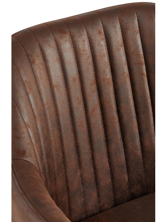 Cadeira de jantar vintage Welby, castanho escuro Cadeira de jantar vintage Welby, castanho escuro