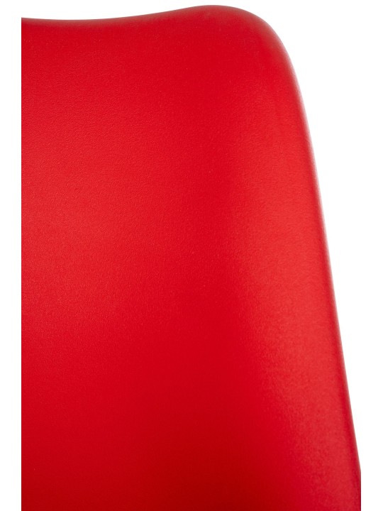 Banqueta de trabalho Laflin, vermelho