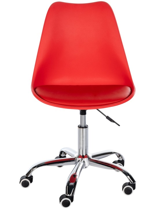 Banqueta de trabalho Laflin, vermelho