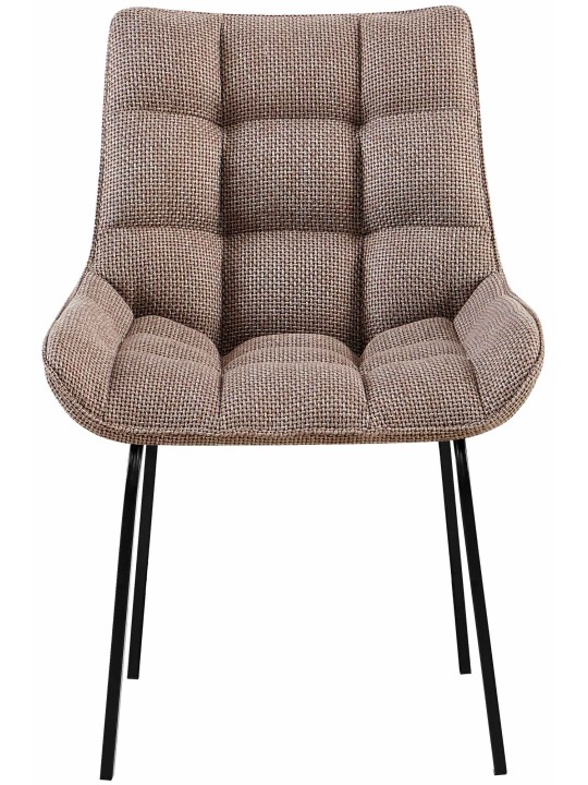 Cadeira Saranda tecido, castanho terra