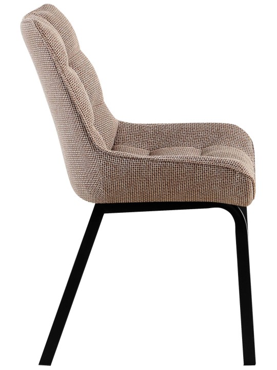 Cadeira Saranda tecido, castanho terra