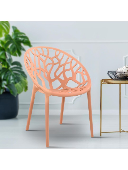 Conjunto de 4 cadeiras Hope, pêssego
