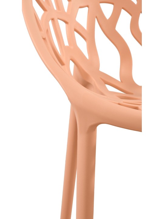 Conjunto de 4 cadeiras Hope, pêssego