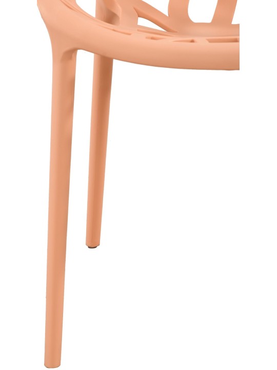 Conjunto de 4 cadeiras Hope, pêssego
