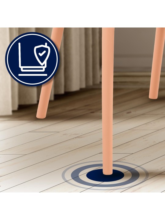 Conjunto de 4 cadeiras Hope, pêssego