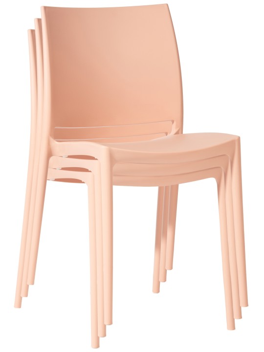 Conjunto de 2 cadeiras Meton, pêssego Conjunto de 2 cadeiras Meton, pêssego