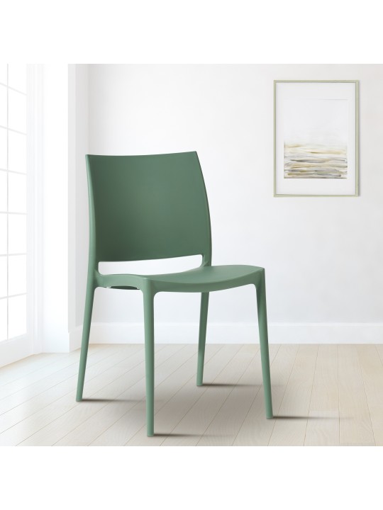 Conjunto de 2 cadeiras Meton, oliva